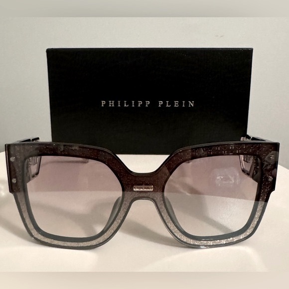 Philipp Plein Accessories - NEW PHILIP PLEIN ROSE VENUS SUNGLASSES FULL INCLUSION BLACK SILVER SOLD OUT
